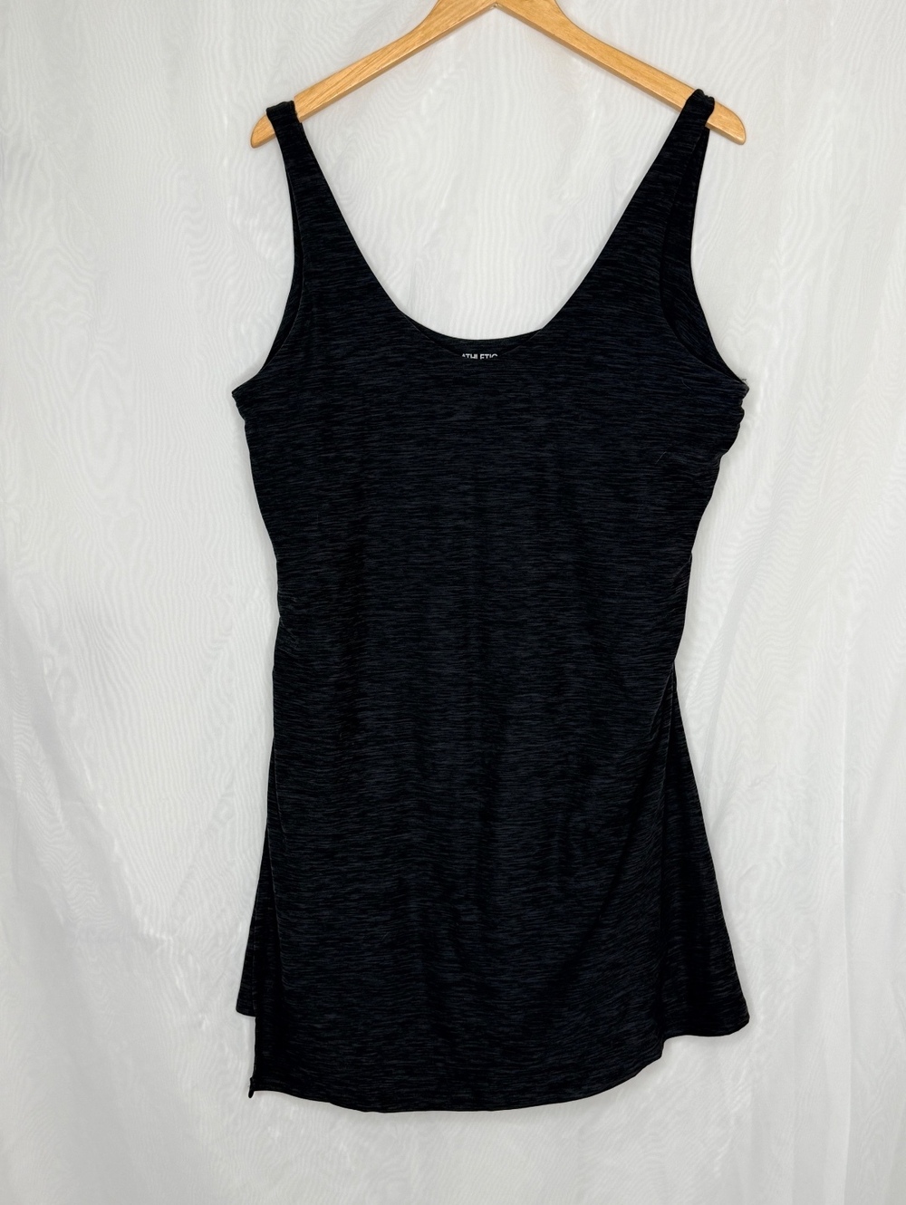 Athletic Works ButterCore Wrap Dress Black Soot XXXL 22